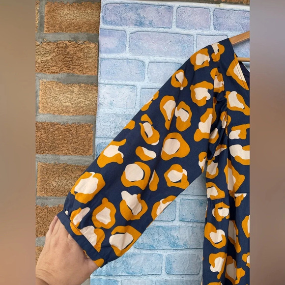 Pink Chicken New York Women's 
Dress in Navy mustard size medium - Picture 5 of 10